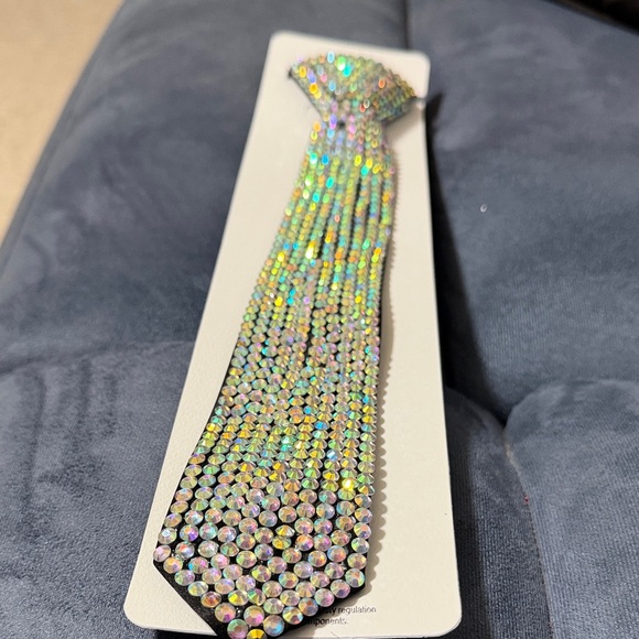 Multicolor Rhinestone Tie - Picture 3 of 6